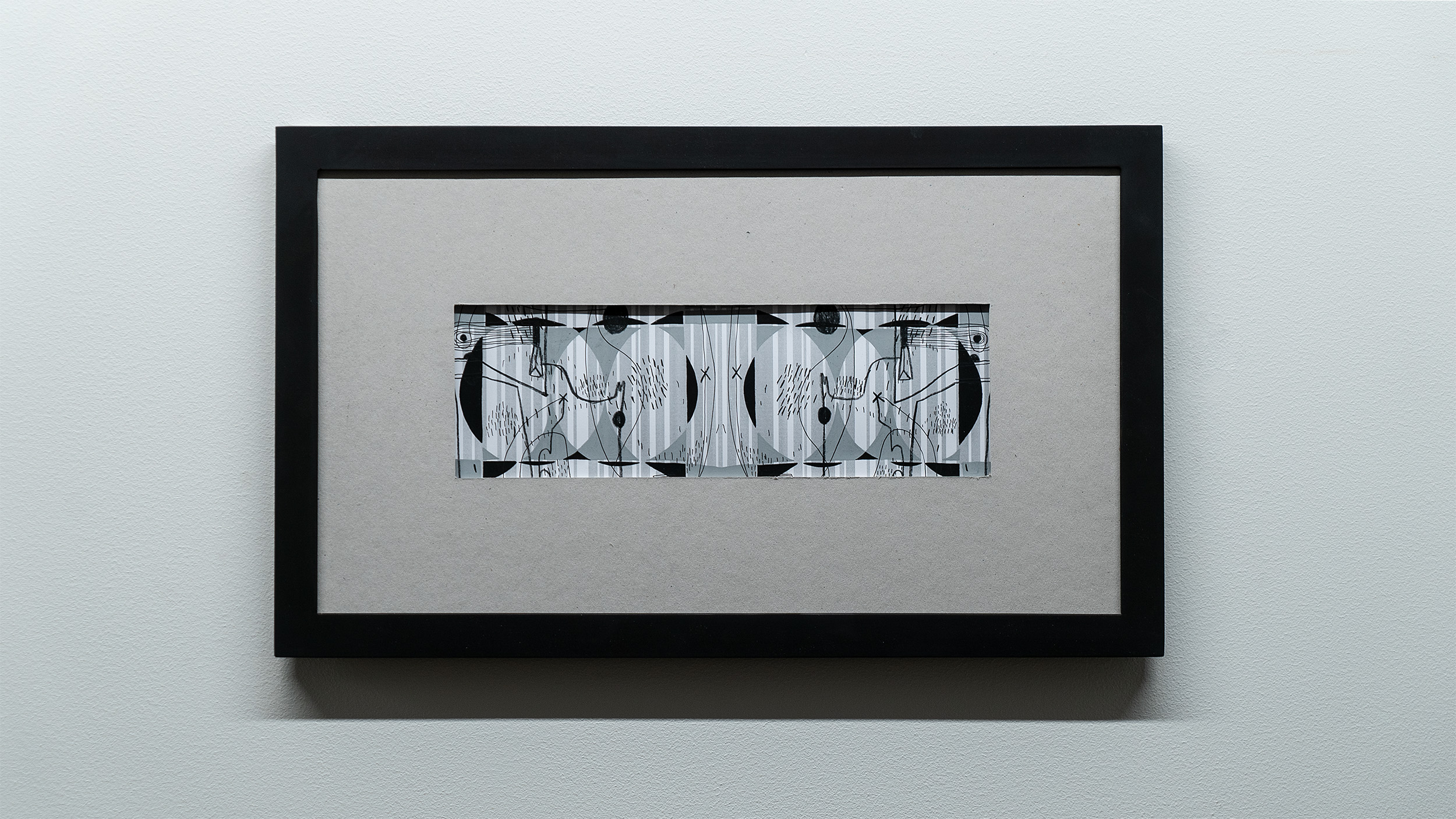 Drawing instruction (musical graphical score). Photo by Fragmentin
