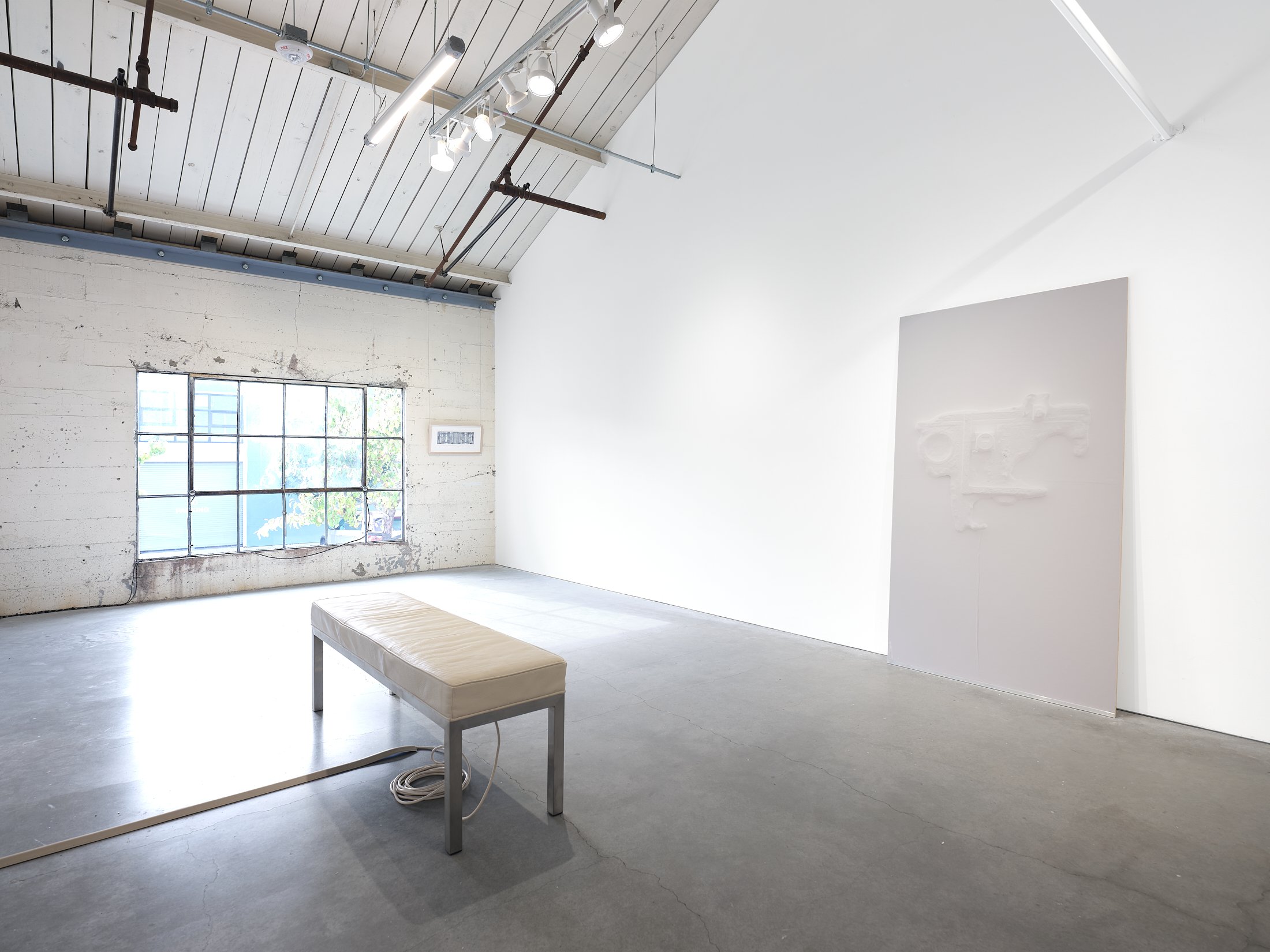 Exhibition view. On the right Transplant 2.